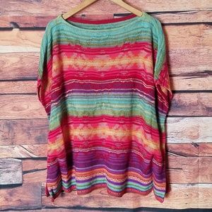 Ralph Lauren Rainbow Knit Ponch Shirt